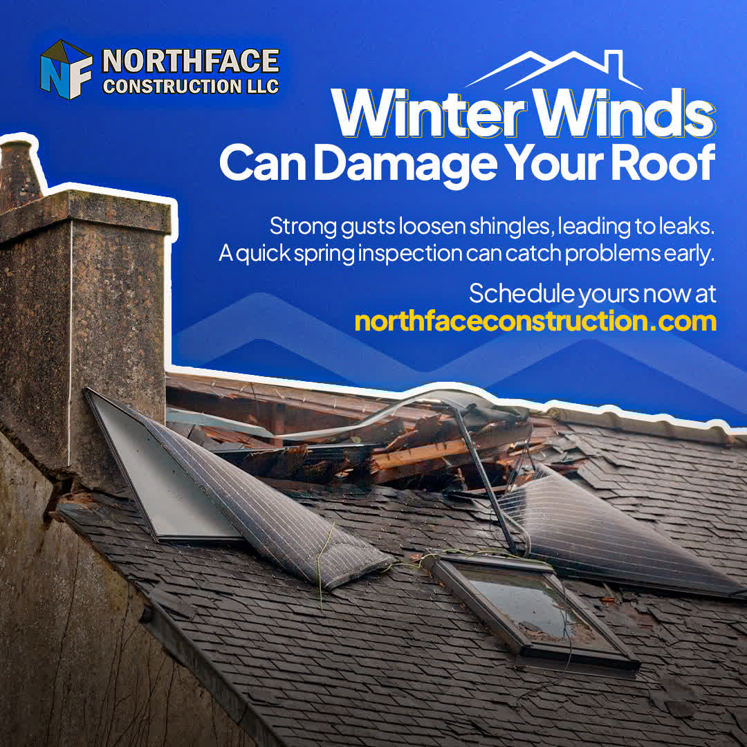 NF_Construction's tweet image. Winter winds take a toll on your roof! 🏠 
Loose shingles = leaks &amp;amp; costly repairs. Catch problems early with a spring inspection!

#roofcheck #curledshingles #homesafety #exteriorcare #ventilation