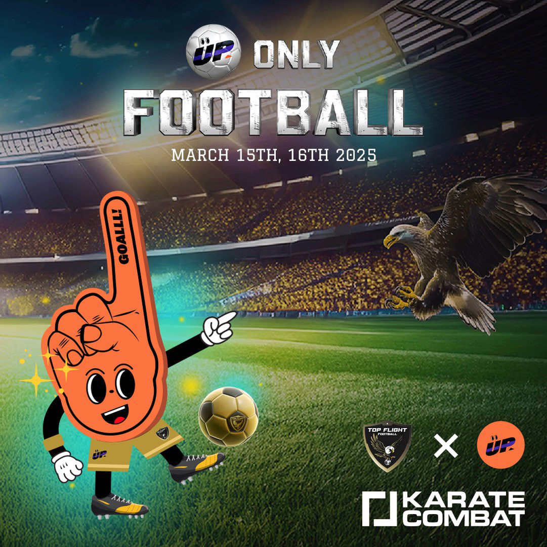 pawellwitt's tweet photo. GM 🥋⚽️ I rarely use blockchains other than Bitcoin but I’m a big fan of Up Only Gaming project @UPLAYERTWO on Hedera!!

🏆 They’re building a Layer 2 that will enable other projects to launch prediction games utilizing their platform! 

⚽️ First @UPLAYERTWO Showcase - @TopFlight_FB’s Up Only Football - is live!! ⬇️

✅ you can now predict winners of 8 upcoming Premier League matches using your $karate tokens inside the official @KarateCombat app 👇

✔️ Pick a winner  
✔️ Earn rewards for correct picks  
✔️ Compete for the leaderboard  
✔️ 80M Prize Pool 
       $FOOTBALL
⚠️ You don’t lose tokens for incorrect picks 

☑️ I just picked my winners!! 

👀 More info in quoted post below ⬇️