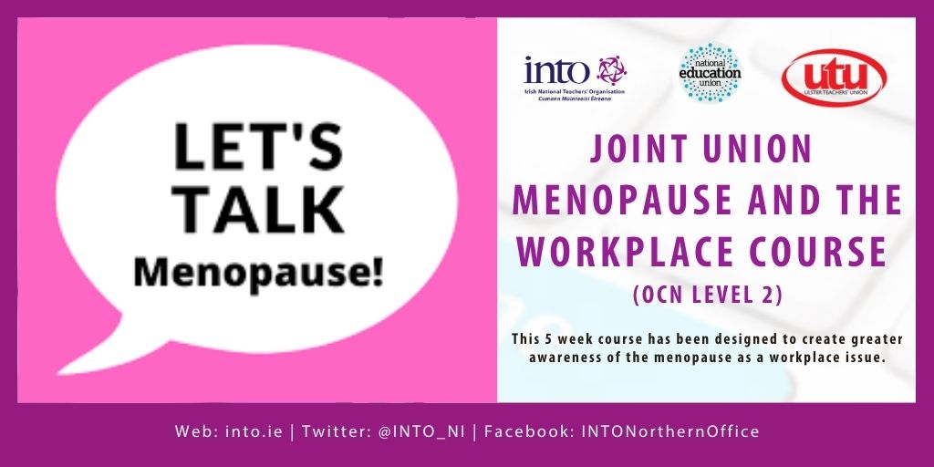 Many women will experience menopause symptoms, which can be a real challenge and impact their day to day lives. This 5 week course has been designed to create greater awareness of the menopause as a workplace issue. Please click on link for full details into.ie/ni/event/joint…