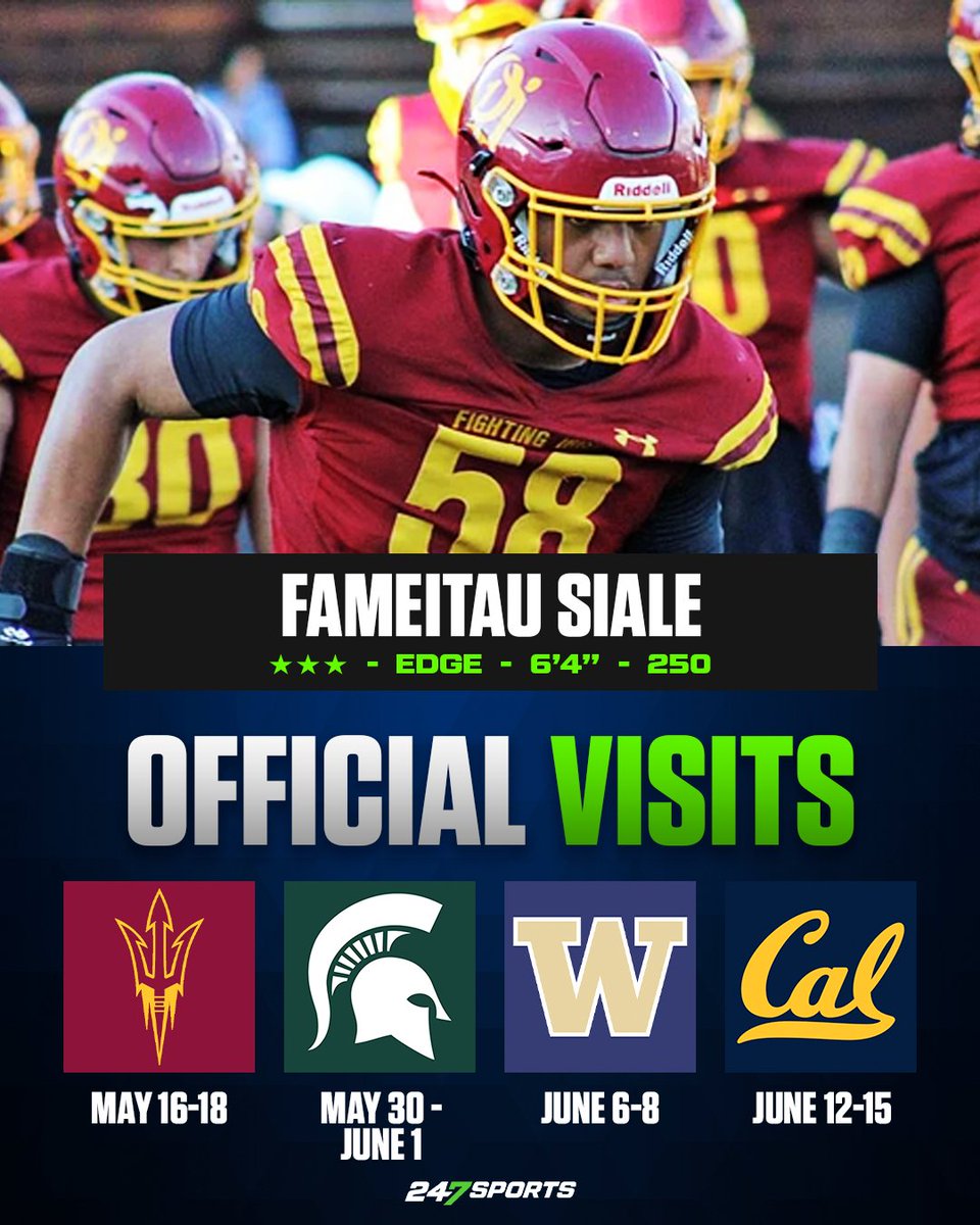 Seattle (Wash.) O'Dea edge Fameitau Siale has lined up four official visits 247sports.com/article/edge-f…