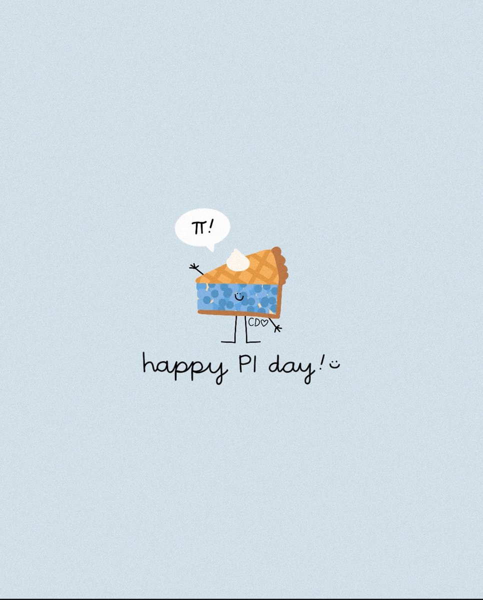 Happy Pi Day! Hope your day is endlessly fun and filled with pie! 🥧💫 #PiDay