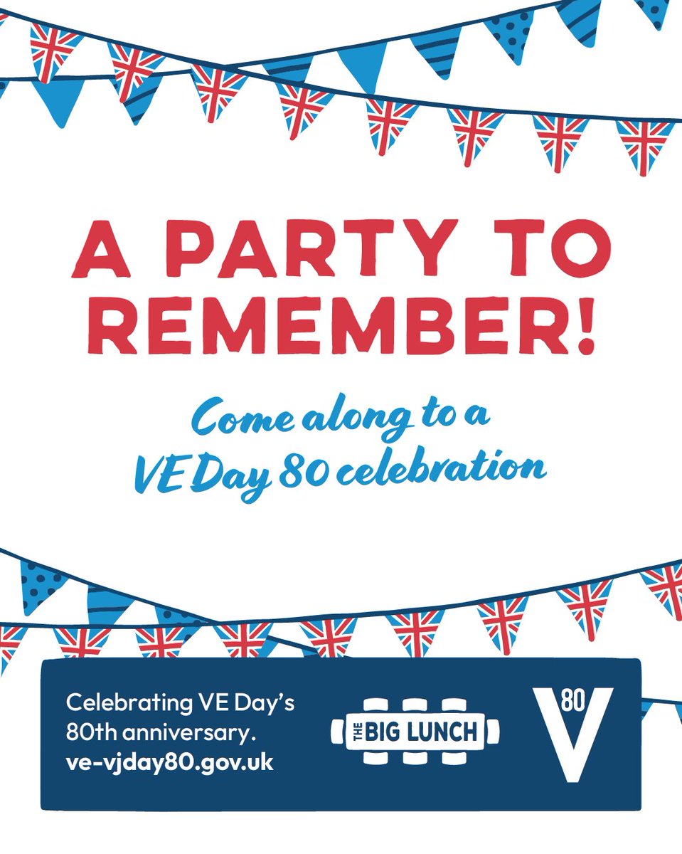 NEWS: We're getting ready for VE Day!

Mesnes Park will host a special event in May.

Are you thinking of hosting a street party? Please get your road closure applications in...

👉Full info here:  orlo.uk/WiganVEDay_XFF…