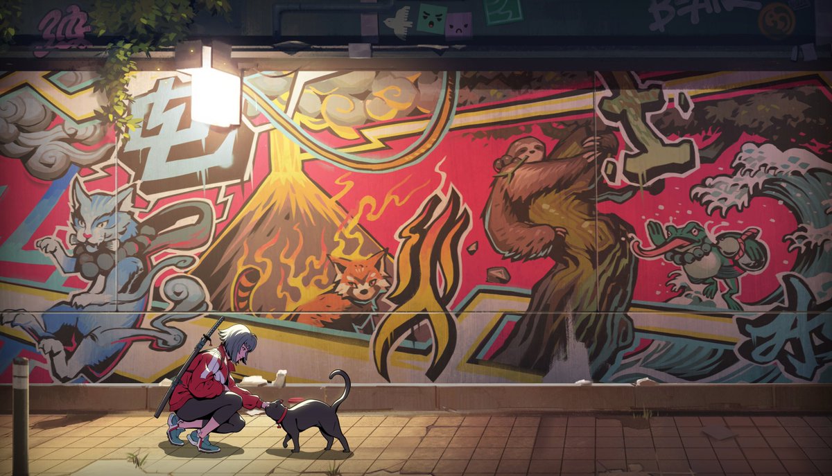 "The Garden's land &amp; magic are shaped by four Elemental Spirits:

The Fire Spirit - Sinder
The Water Spirit - Muwa
The Lightning Spirit - Raiko
The Earth Spirit - ■■■■"

-Azuki World Bible, Section 'Mythology', Page ■■