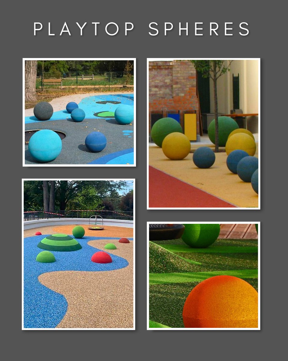 🔵🟠 Add a new dimension with Playtop Spheres! More than design, they spark creativity &amp; interaction in playgrounds, parks &amp; public spaces.

Why settle for flat? Think outside the sphere! Explore now: playtop.co.uk/playtop-spheres

#Playtop #PlaytopSpheres #CreativeSpaces