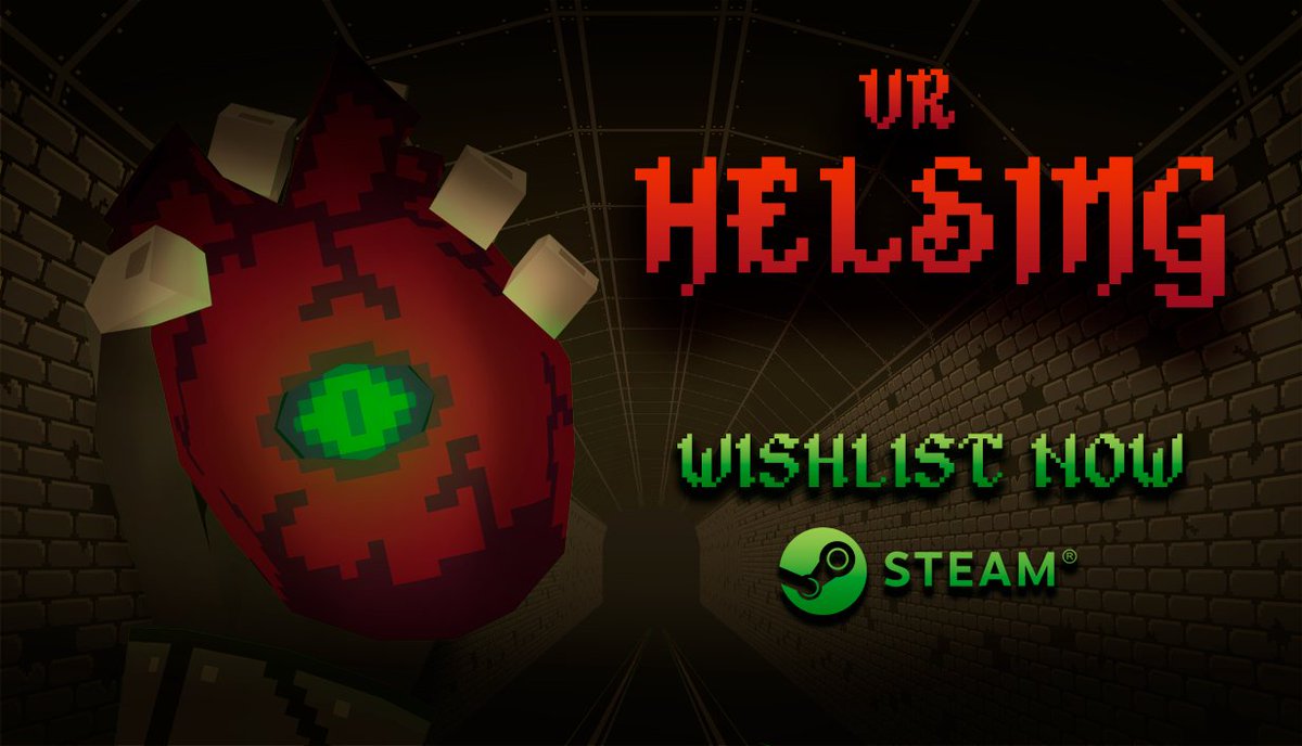 We are pleased to announce that our game VR Helsing is now available to wishlist on Steam.

You will play as the legendary monster hunter Van Helsing, who years after his retirement is forced to return. The past want to take revenge.

Wishlist now and expect for a DEMO soon!