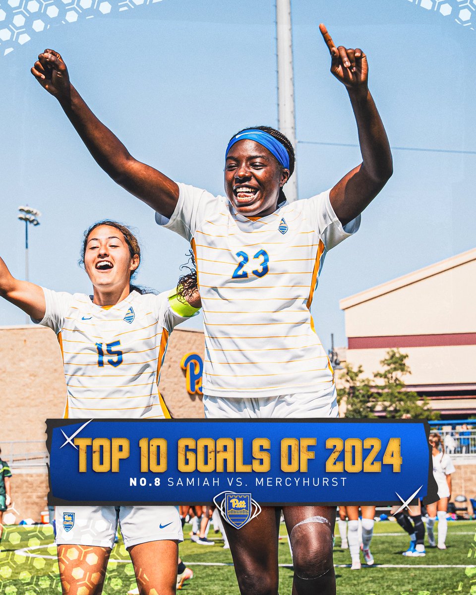 Pitt_WSOC's tweet photo. ✨ Top 10 Goals of 2024 ✨

No. 8: Samiah Phiri scores against Mercyhurst! https://t.co/1gk6gLcIuv