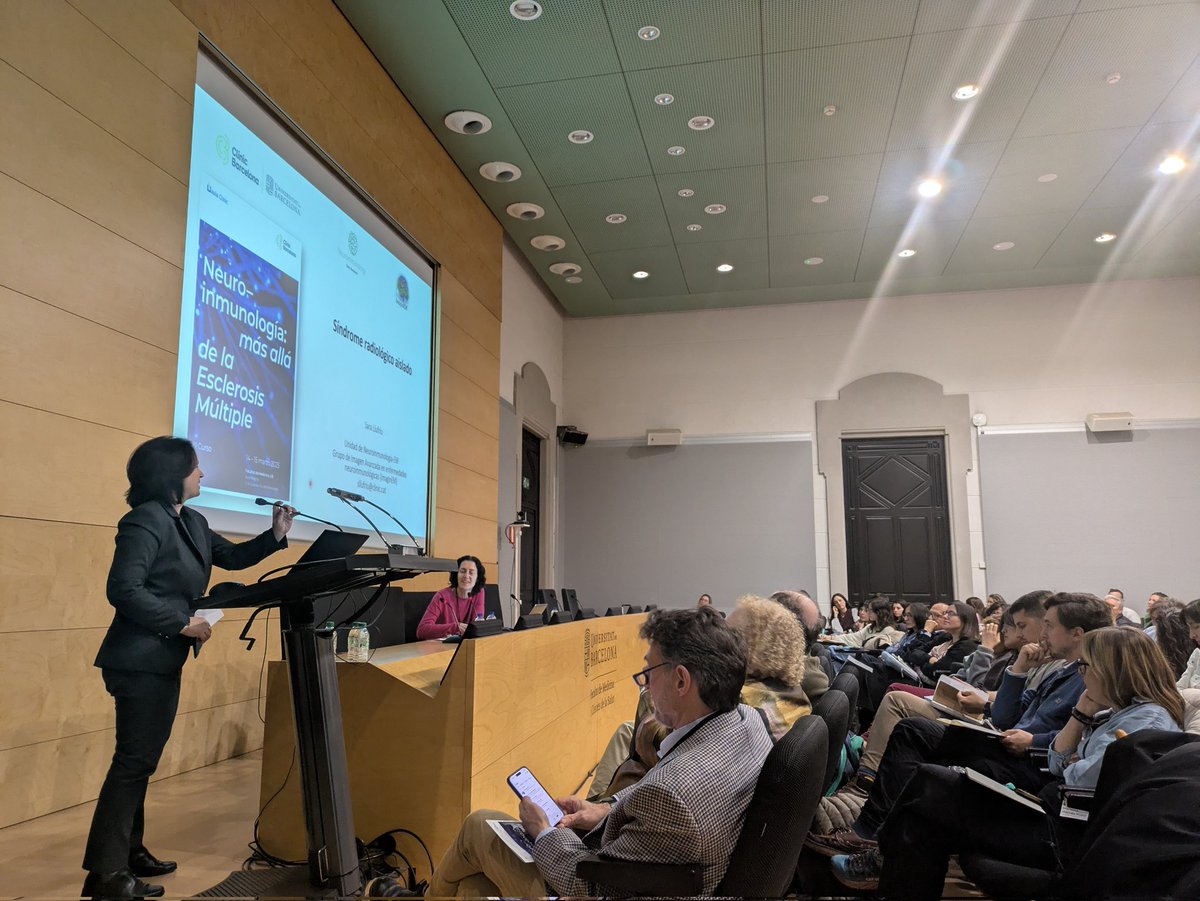 La Dra <a href="/SaraLlufriu/">Sara Llufriu</a> de <a href="/EmImagin/">ImaginEM</a> nos habla del #RIS en la esclerosis múltiple #neuroinmunoclinic
