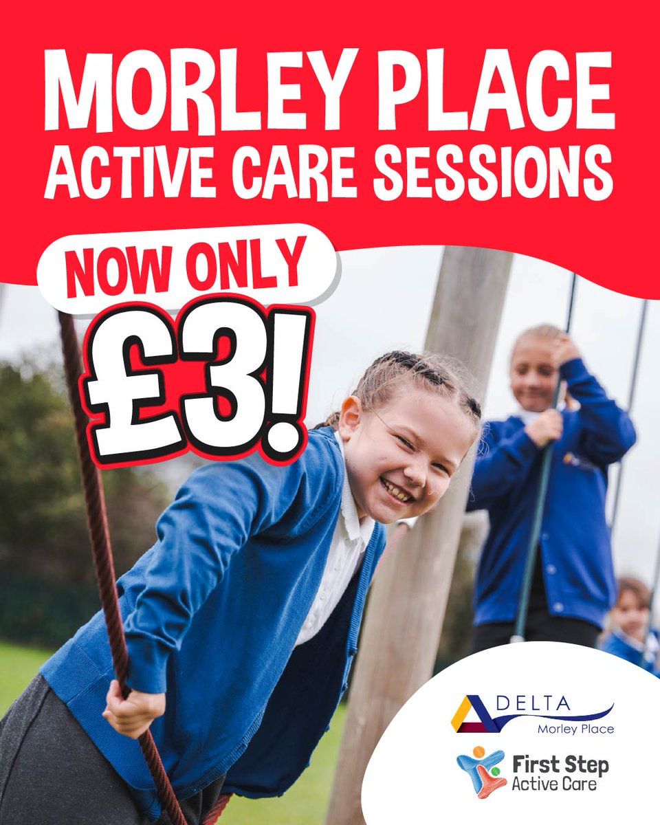 First Step Sports (@firststepsports) on Twitter photo We're making after-school care even more affordable at Morley Place Academy โ all Active Care sessions are now just ยฃ3 ๐
Click here to book now: bit.ly/morleyac or call us on 01482 218 753 to find out more!
#morleyplace #activecare #wraparoundcare #childcare We're making after-school care even more affordable at Morley Place Academy โ all Active Care sessions are now just ยฃ3 ๐
Click here to book now: bit.ly/morleyac or call us on 01482 218 753 to find out more!
#morleyplace #activecare #wraparoundcare #childcare