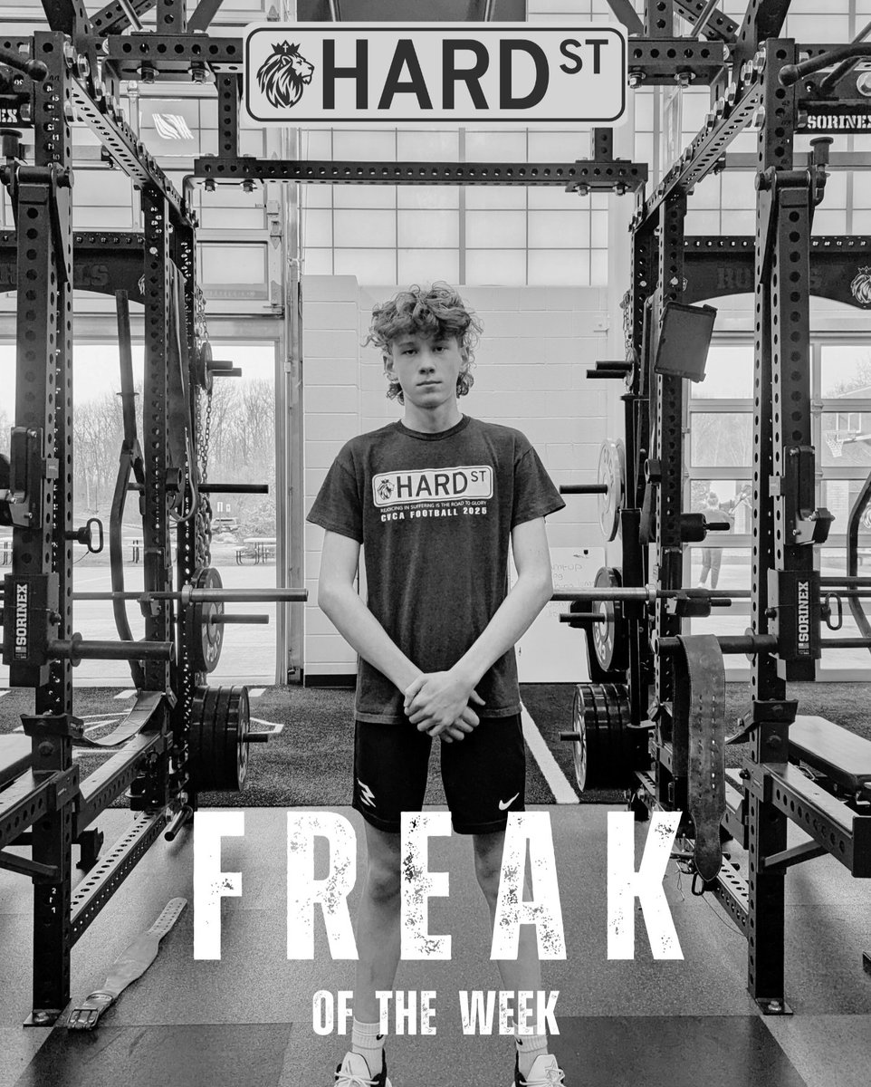 coachnickcook's tweet image. Last week's #FREAKoftheWEEK for the 1st time was:

⬜Team Grey's JACOB MALISH

His Consistency✅, his constant Extra Skill Work🏈, and his FOCUS🧠 on getting better are paying off!

#HARDStreet🚧
#Romans5
#TEAM30
#WTO