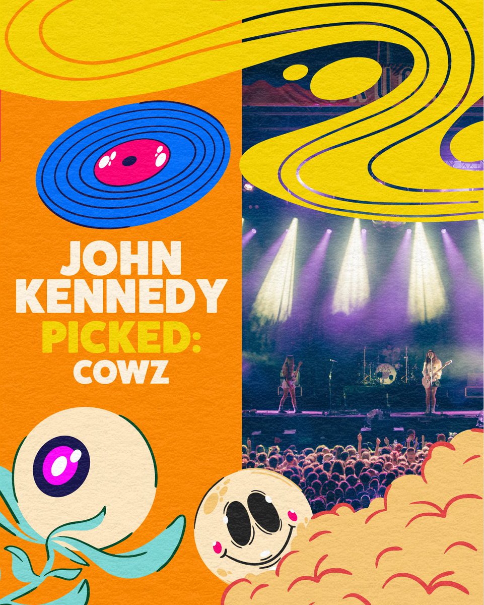 ⭐️ Band App 2025 Finalists ⭐️  

1500+ entries narrowed to 27 finalists with COWZ as the champ! ⚡️ 
 
John Kennedy praised them: "Fresh, original, different, spiky, fun, &amp; funny.

All finalists were picked by our panelists, these can be seen on our website.