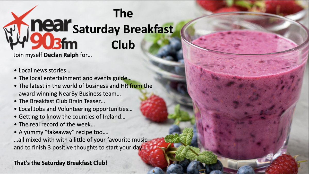Declan Ralph (@declanralph) on Twitter photo Start your Bank Holiday weekend with me at 8...why not join me for The Saturday Breakfast Club on <a href="/nearfm/">Near FM</a> ... joining me are <a href="/DaveDalyFM/">David Daly</a> David Bell of <a href="/theHRdepartment/">David Bell</a> and Evan Kaye for local news, St Patricks Day events, business and HR...☘️☘️☘️📻📻📻🎙️🎙️🎙️ Start your Bank Holiday weekend with me at 8...why not join me for The Saturday Breakfast Club on <a href="/nearfm/">Near FM</a> ... joining me are <a href="/DaveDalyFM/">David Daly</a> David Bell of <a href="/theHRdepartment/">David Bell</a> and Evan Kaye for local news, St Patricks Day events, business and HR...☘️☘️☘️📻📻📻🎙️🎙️🎙️