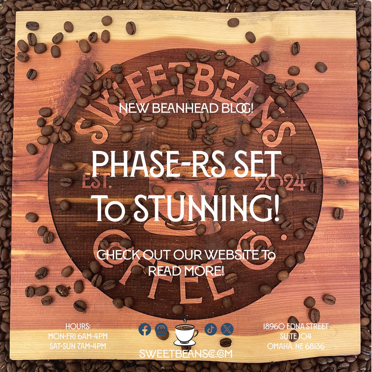SBCoffeeCo's tweet photo. NEW BEANHEAD BLOG!!!

Learn what makes SweetBeans coffee better!

https://t.co/pUiZqitgoR https://t.co/vC9nKbBySZ