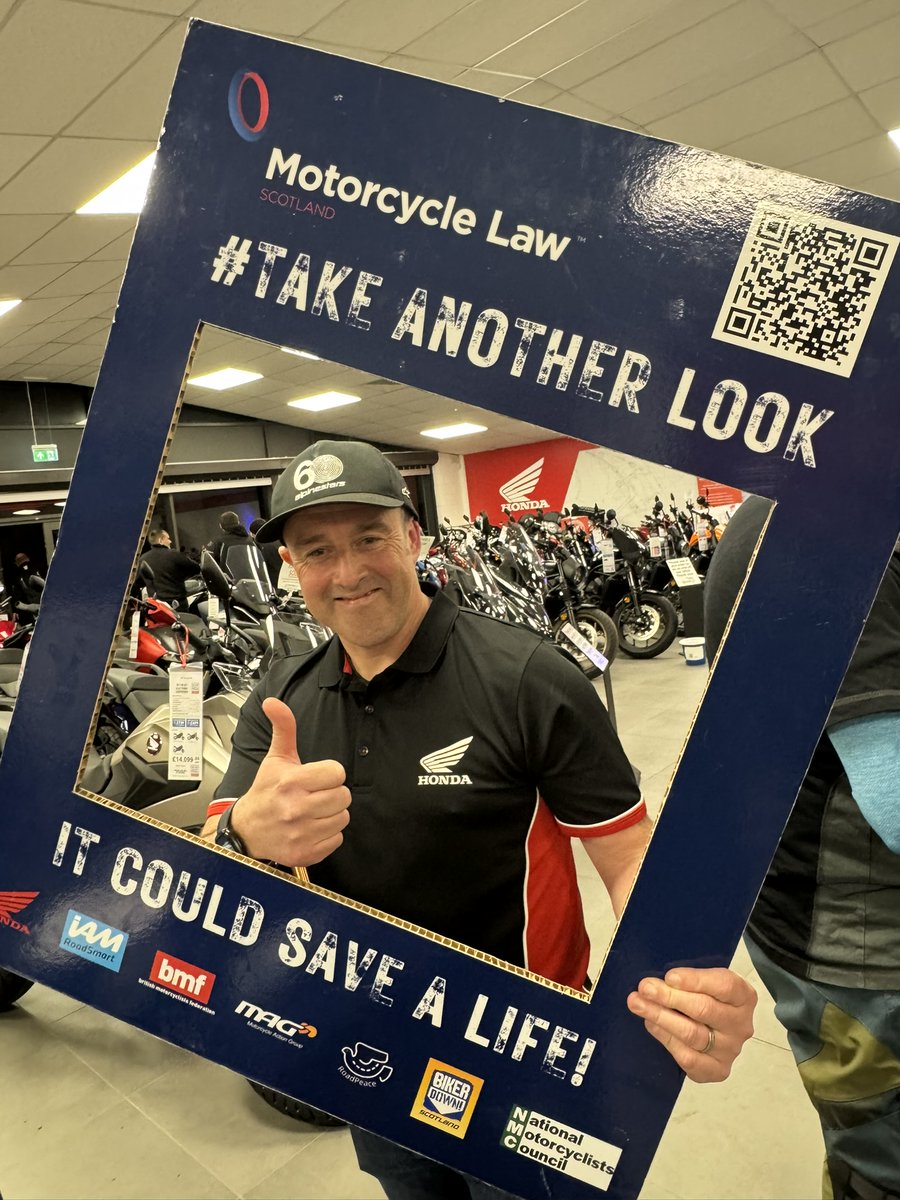 law_scotland's tweet image. Fantastic night at Two Wheels last week listening to John McGuinness MBE and Adam Child (Chad) share stories. Listening to them talk us through a lap of the Isle of Man was awe-inspiring!

Great to see John, Chad, and attendees supporting the #TakeAnotherLook campaign! 🏍️