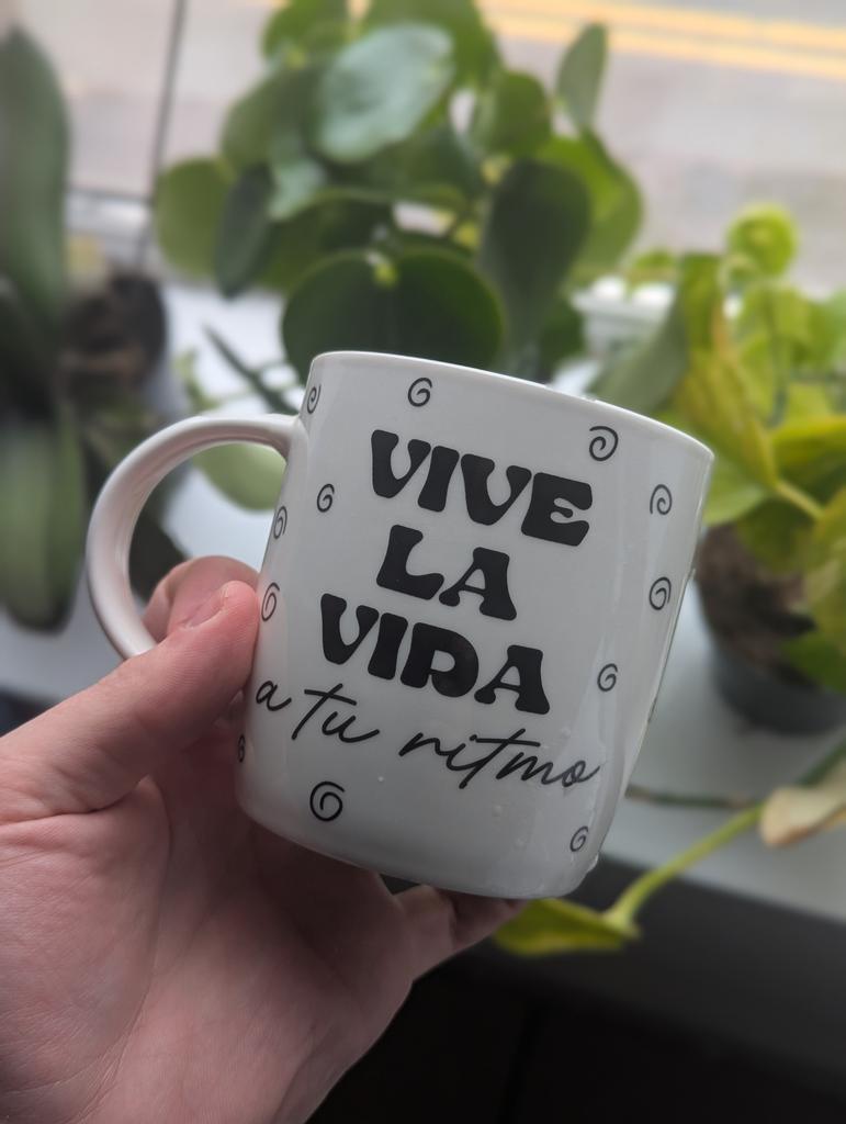 'Live life at your own pace'

The joy this mug brings me is off the charts. 🐌☕😂