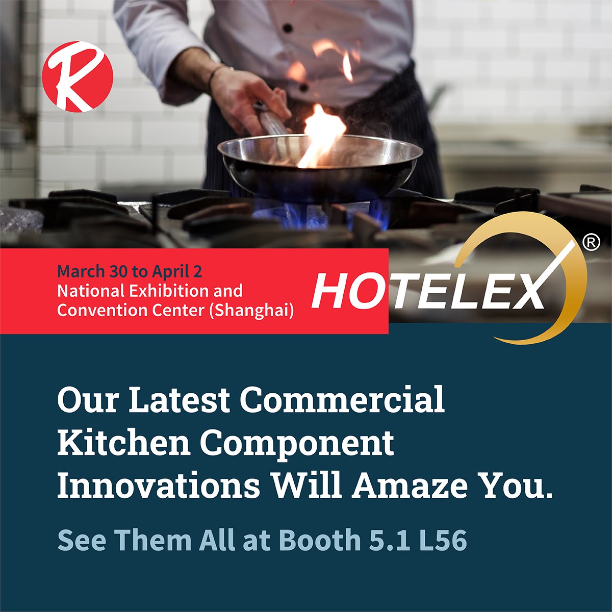 We hope you’ll join us at HOTELEX Shanghai 2025. We can’t wait to share our innovative components for essential commercial kitchen equipment. We’ll see you from March 30 to April 2, at booth #5.1 L56 #HOTELEX #Robertshaw #Innovation #CommercialAppliances