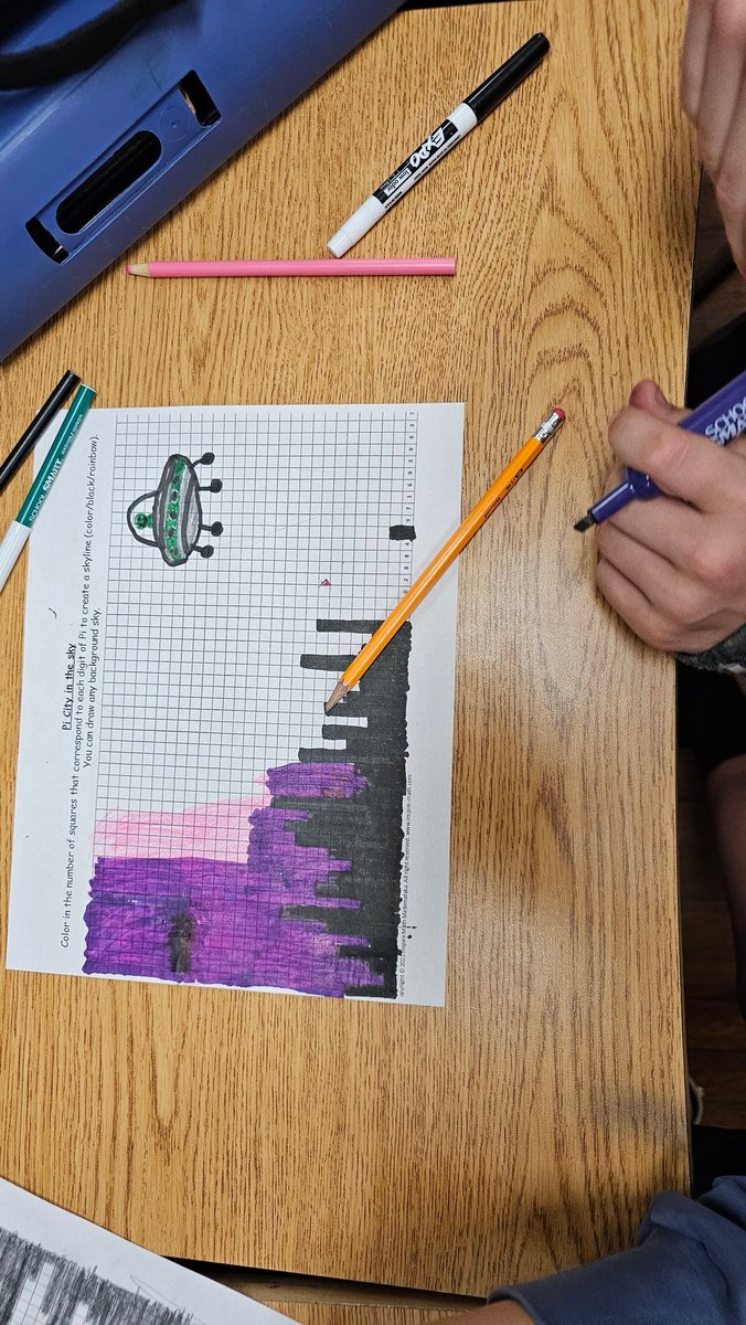DebraWellet's tweet image. Happy Pi Day!  ##cpspride #mathnerd #6thgradecoloring