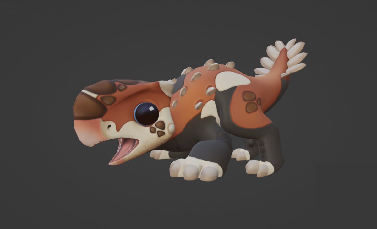 Stegouros ! 

#dinosaurs #austroraptor #devlog #dino #Stegouros