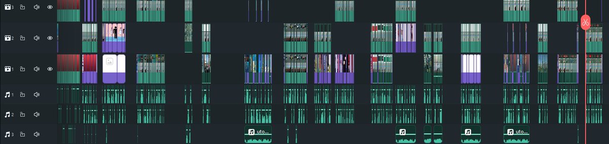 Anyone else edit everything on one timeline