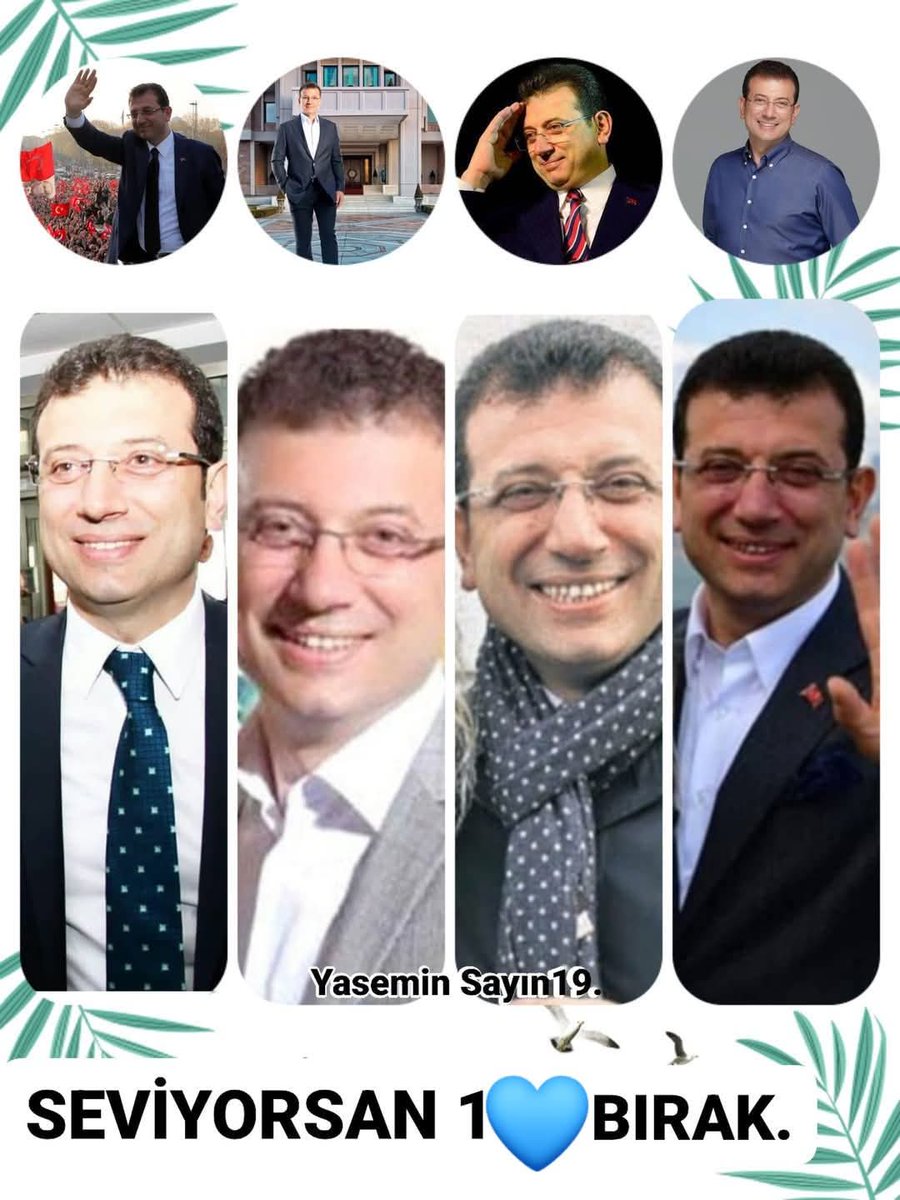 "EKREM İMAMOĞLU"NU SEVEN KAÇ KİŞİYİZ.?
İLK 💙 BENDEN GELSİN.