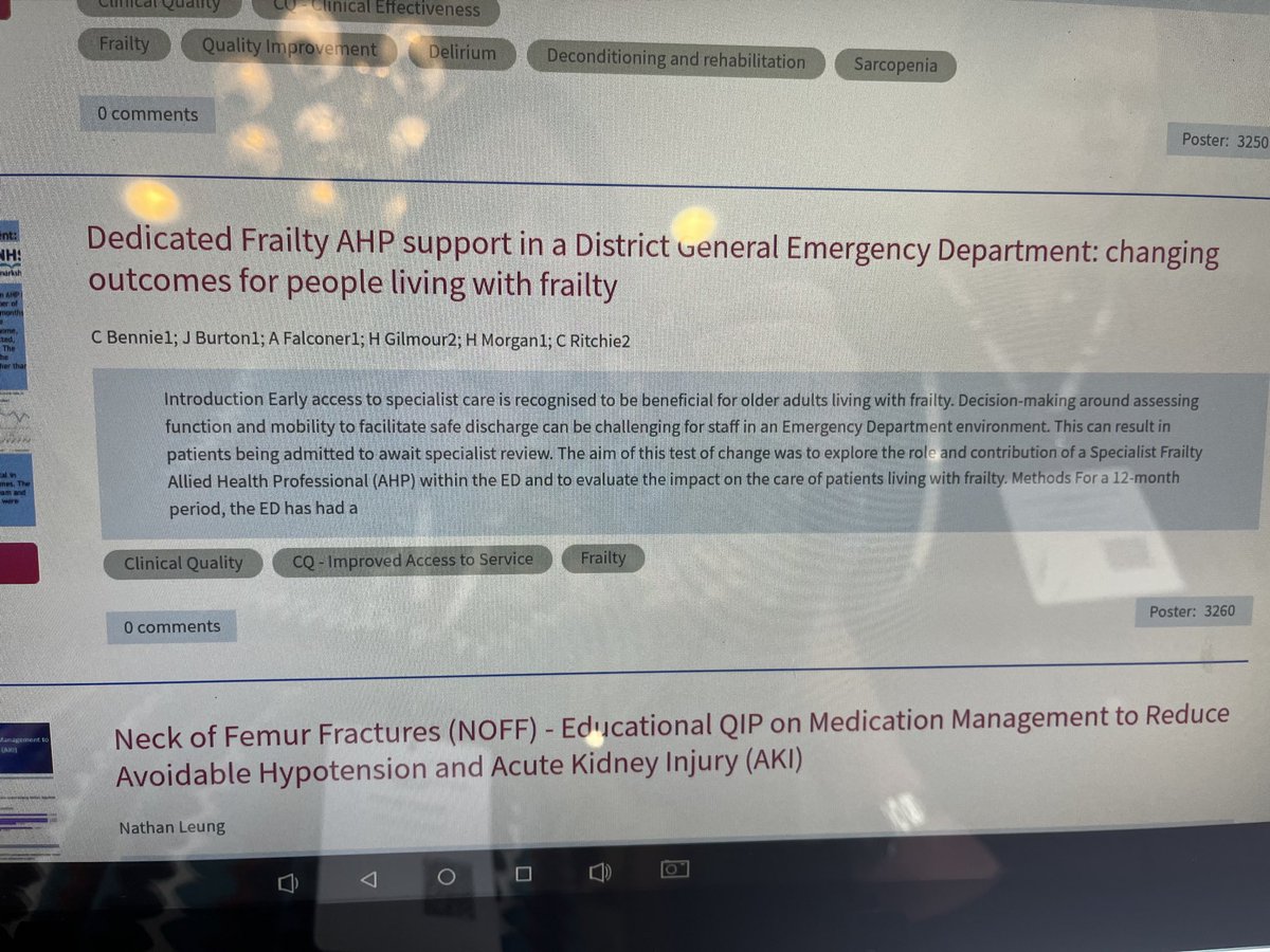 Jenni Burton 💙💚 (@jennikburton) on Twitter photo And a really important poster <a href="/wishydocs/">Wishaw General ED 💙</a> <a href="/WishawGen/">University Hospital Wishaw</a> on the fantastic contribution of a dedicated frailty AHP role on improving care for older people living with frailty <a href="/NHSLanarkshire/">NHS Lanarkshire</a> <a href="/online_his/">Healthcare Improvement Scotland</a> #bgsconf <a href="/TrudiMarshall1/">Trudi Marshall</a> <a href="/CRLAN63/">Claire Ritchie</a> And a really important poster <a href="/wishydocs/">Wishaw General ED 💙</a> <a href="/WishawGen/">University Hospital Wishaw</a> on the fantastic contribution of a dedicated frailty AHP role on improving care for older people living with frailty <a href="/NHSLanarkshire/">NHS Lanarkshire</a> <a href="/online_his/">Healthcare Improvement Scotland</a> #bgsconf <a href="/TrudiMarshall1/">Trudi Marshall</a> <a href="/CRLAN63/">Claire Ritchie</a>