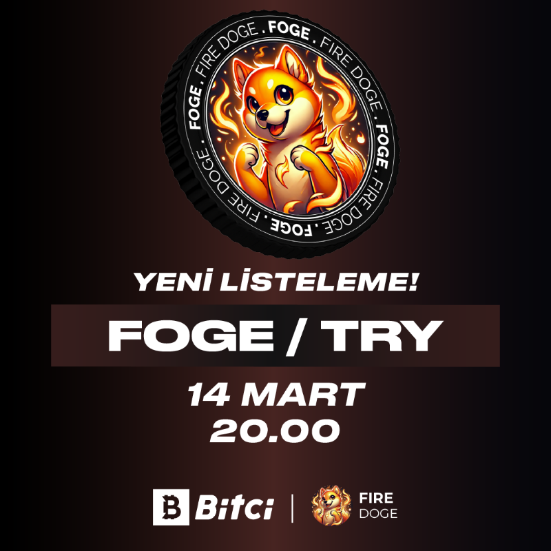 safebitcom's tweet photo. ⭐ Yeni Listeleme! ⭐

BSC ağında geliştirilen Fire Doge (FOGE) bugün saat 20:00'de BitciZone'da listeleniyor! 🐕🔥

Detaylar için görsele tıkla! 👇🏼

#FireDoge $FOGE