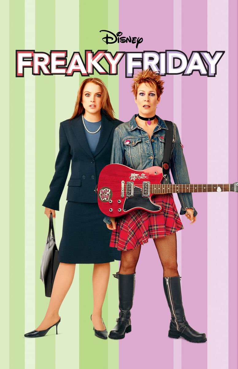 PopBase's tweet photo. The ‘Freakier Friday’ poster recreates the original poster for the first film titled ‘Freaky Friday.’ https://t.co/Pi9aFbU0Yw