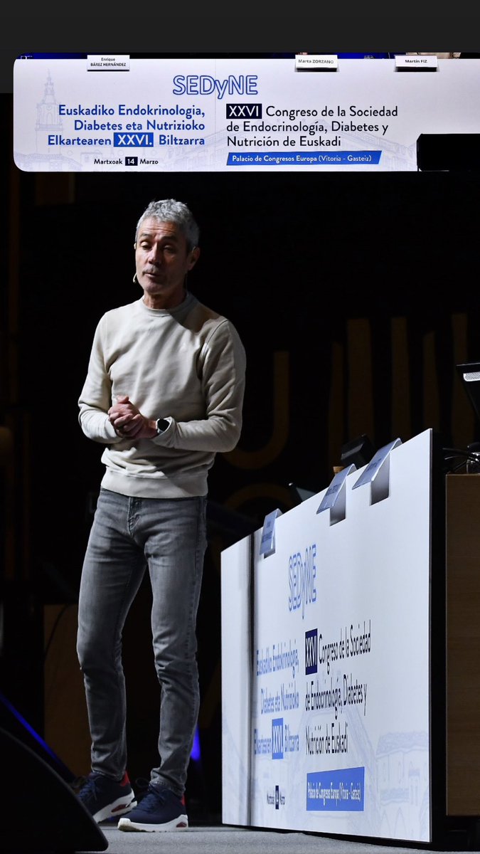 Cuando mi musculatura ha aguantado cientos de kilómetros no es sólo porque tenga un músculo agradecido sino por esos pequeños detalles: Alimentación… hábitos saludables

Esta mañana ponencia inaugural del XXVI Congreso de la sociedad de Endocrinología, Diabetes Nutrición