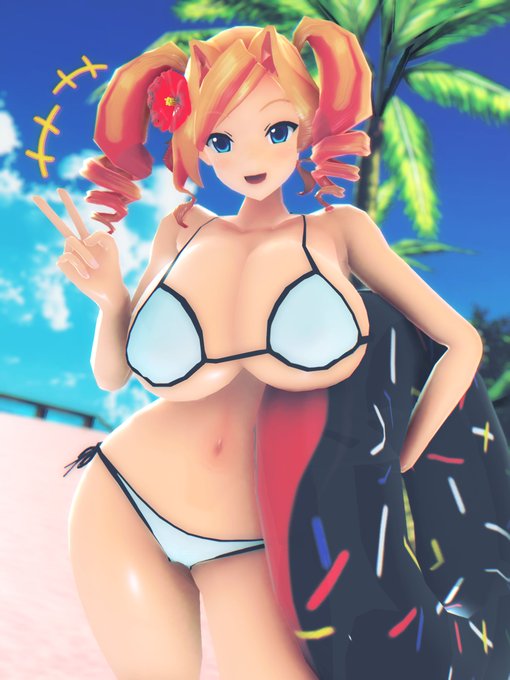 水着ホノルル | 岳酔 #pixiv https://t.co/MNMN9ul7ad 投稿しました 