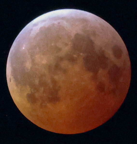 Alw122001's tweet photo. Lunar Eclipse last night was really dark could've been a little better but got some decent ones https://t.co/F7cWPpP4TG