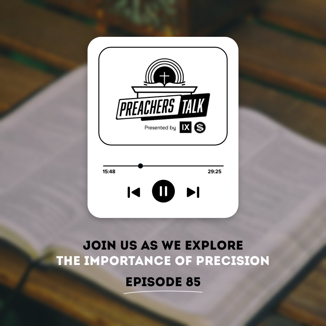 simeontrust's tweet photo. 📷 Episode 85 of Preachers Talk: On Precision in Application is here! Discover how thoughtful application enhances your message and helps your audience connect biblical truths to their lives.
Listen here: https://t.co/H25zLhCZVO
#PrecisionInApplication #PreachersTalk #Podcast https://t.co/Qcpxg3PPex