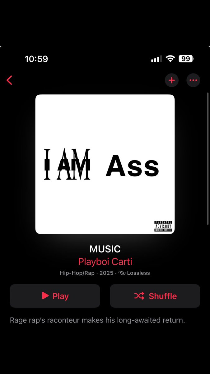 RileyLewis3's tweet image. Playboi carti’s new album