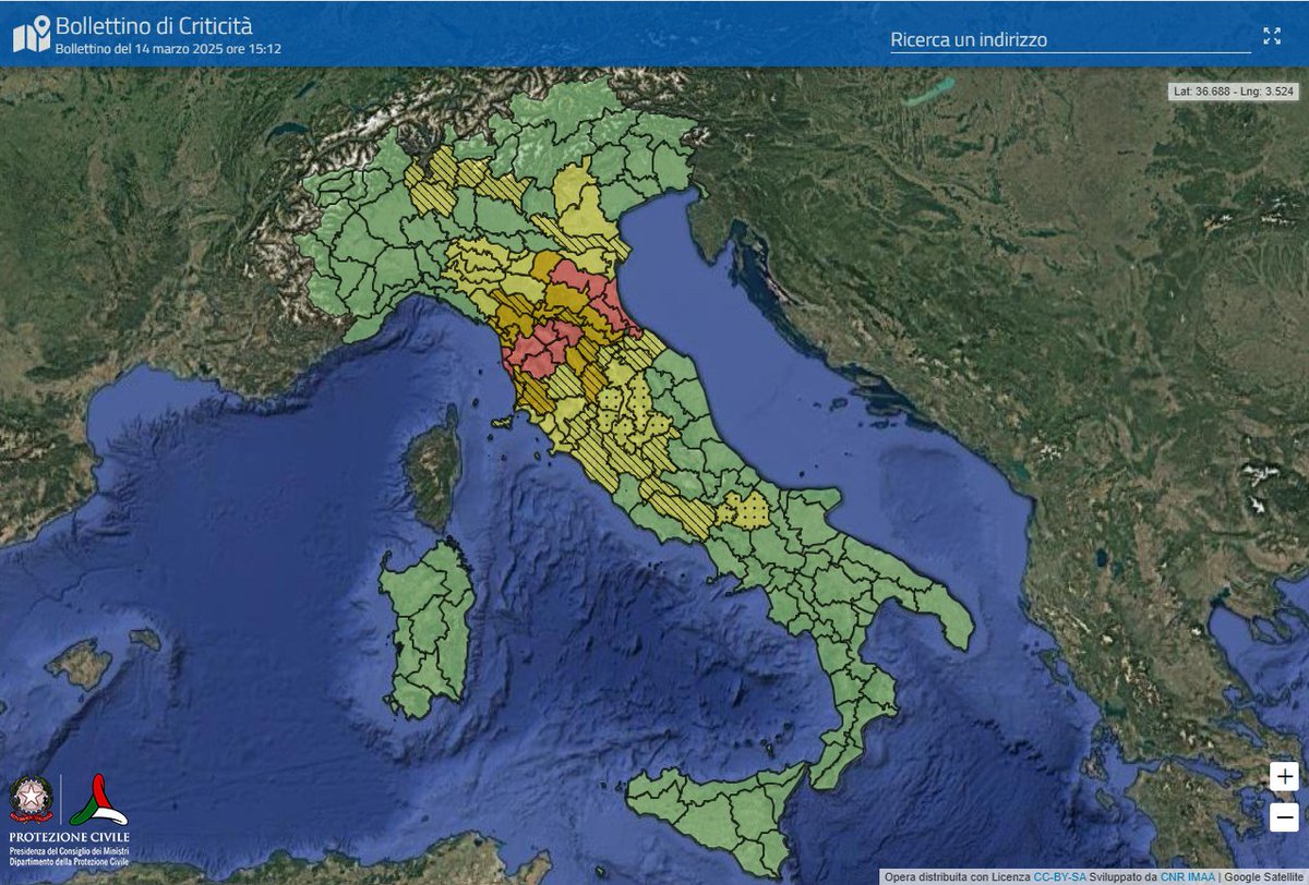 🔴🟠🔔#AllertaROSSA e ARANCIONE oggi e domani, sabato 15 marzo, in Emilia-Romagna e Toscana. 🟡🔔Domani valutata #allertaGIALLA in 8 regioni. ATTENZIONE, inoltre, ai venti di burrasca e alle mareggiate attese al Sud. Leggi l'avviso meteo del 14 marzo👉 bit.ly/avvmeteo14marzo