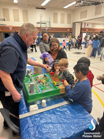 Getting put to the test at Challenger Elementary in Sammamish. The kids brought their science projects, curiosity and some great questions for our <a href="/SammplatWater/">SPWater</a> team. This school puts on a fine STEM/Science Fair every year. Thanks <a href="/IssaquahSchools/">Issaquah School District</a> for letting us take part!