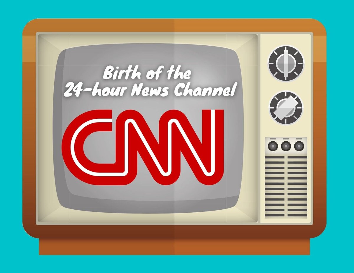 June 1, 1980: CNN launched as the first 24-hour news network, changing the landscape of news consumption and advertising opportunities. #CNN #MediaHistory