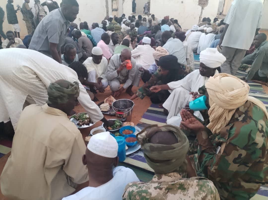 الإفطار الرمضاني لقيادة حركة العدل والمساواة السودانية بفاشر الصمود.