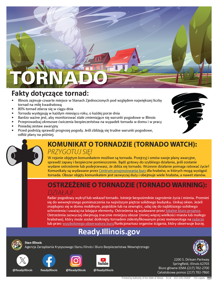 The threat of tornadoes is nothing to take lightly. Check out these tips and be ready to enact your family's plan for #SevereWeather.
#ILWx