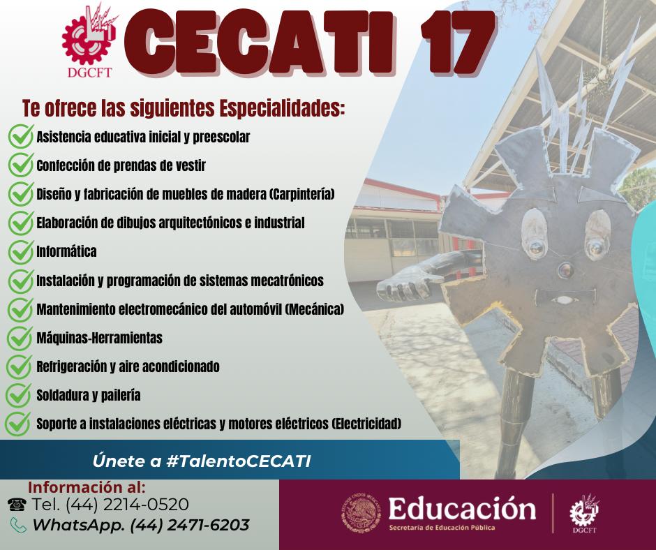 pattygmiranda's tweet photo. Únete a #TalentoCECATI.
#CECATI 17 en #Querétaro 🎓
@gonzalo_espina https://t.co/kDdkhoHNRe