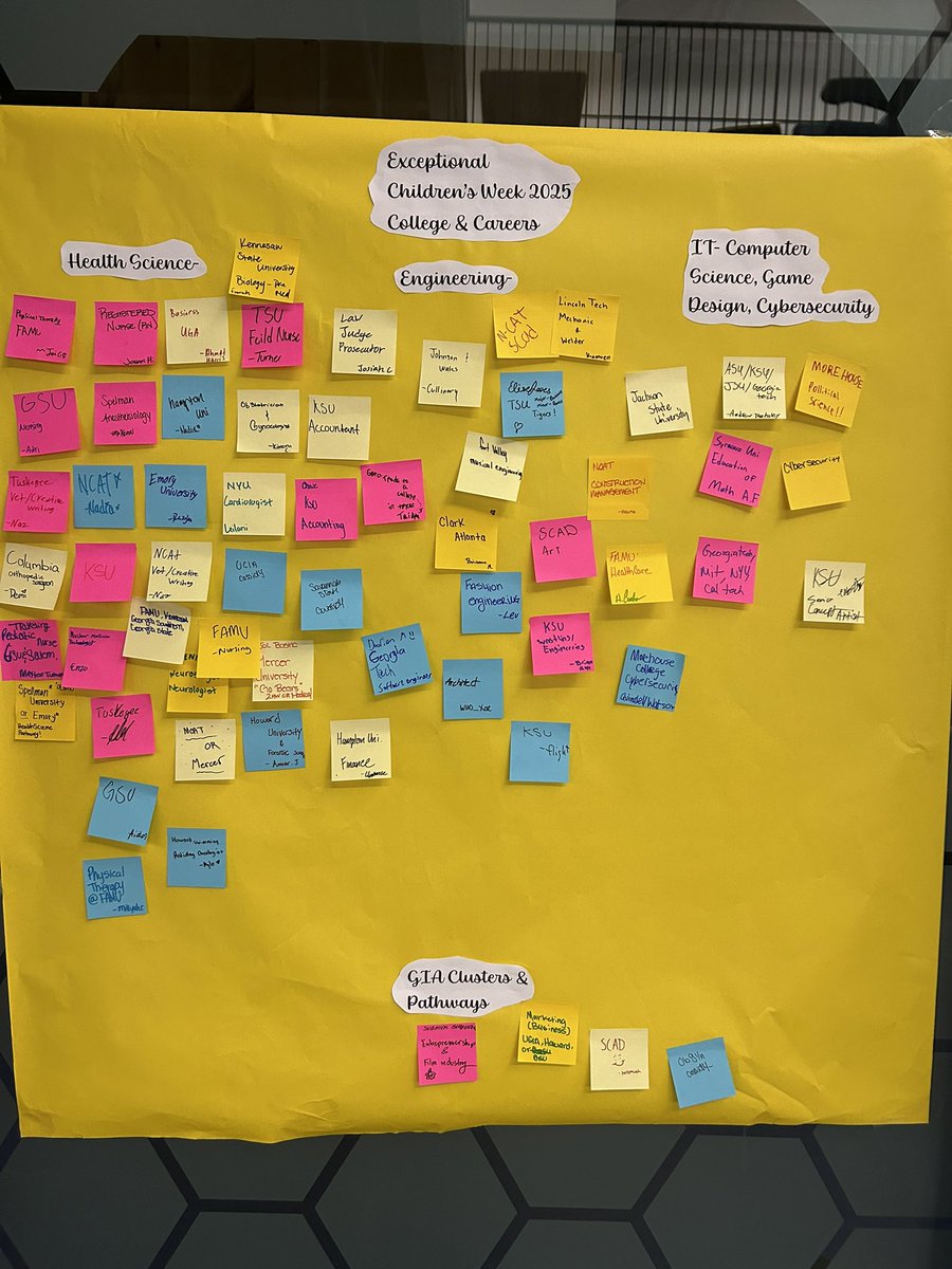 Day 4 of Exceptional Children’s Week at GIA! #College&amp;Careers <a href="/MrHall437/">Johnathan Hall</a> <a href="/GillandTris/">Tris Gilland</a> <a href="/GIA_CTI/">Global Impact Acadmey CTI</a> <a href="/FCS_SEC/">FCS SEC</a> <a href="/RonMaxwellFCS1/">Ron Maxwell (@FCS)</a>
