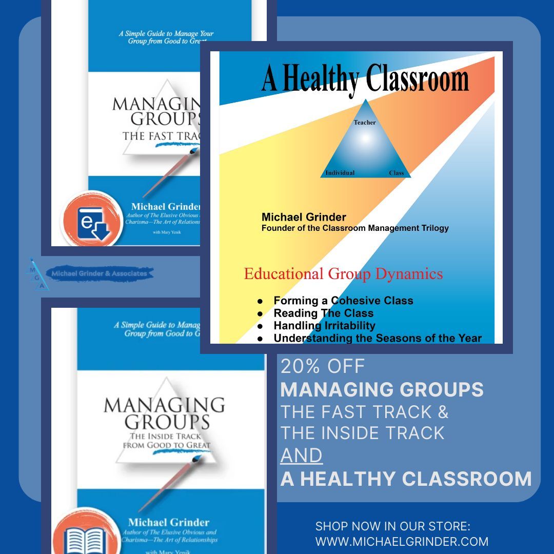 Book Sale Alert! Get your hands on 3 must-read books at a special 20% discount! 

Managing Groups: The Fast Track &amp; The Inside Track
A Healthy Classroom
Whether you're a leader or a teacher, these books are packed with strategies and insights to help you succeed!