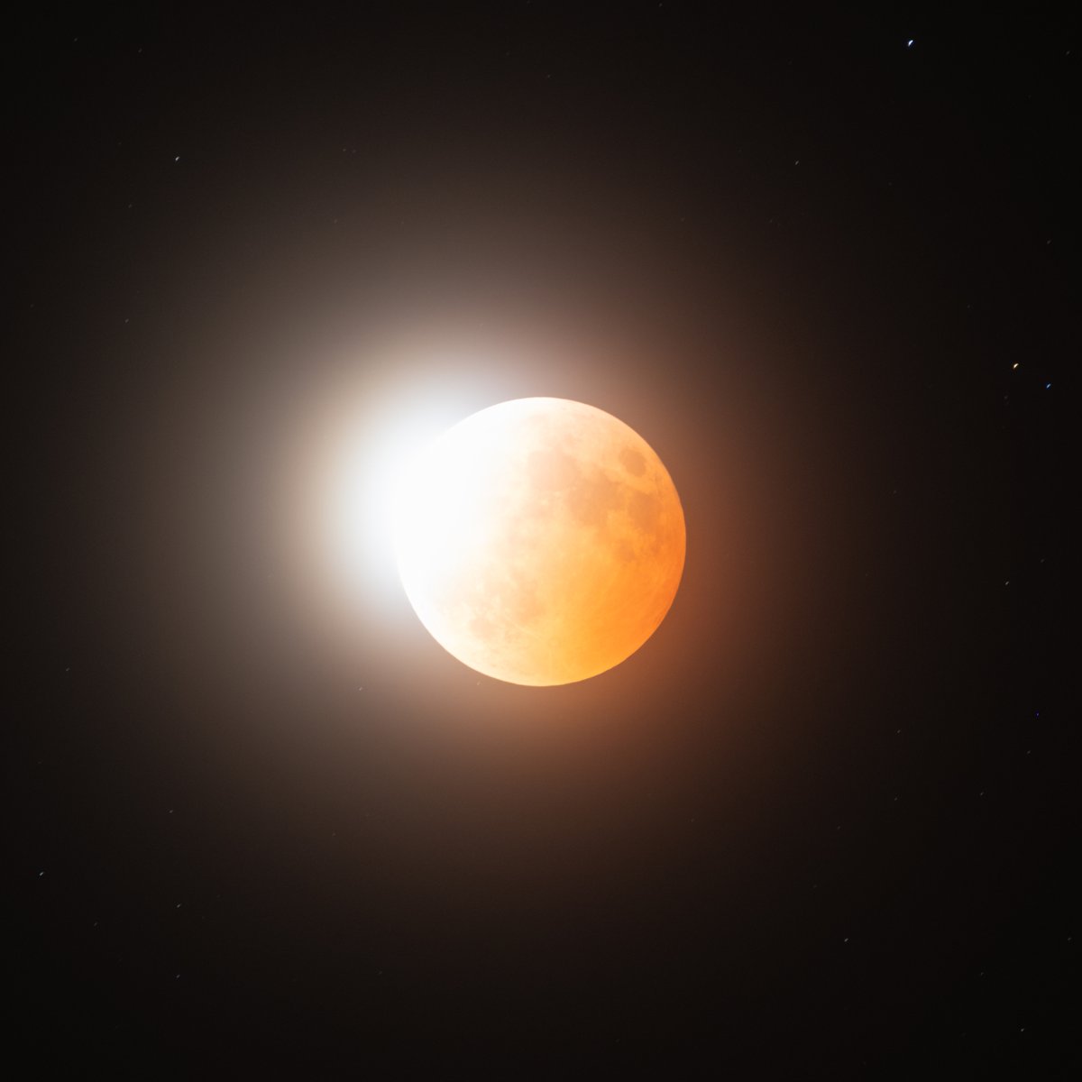 Last night's total lunar eclipse