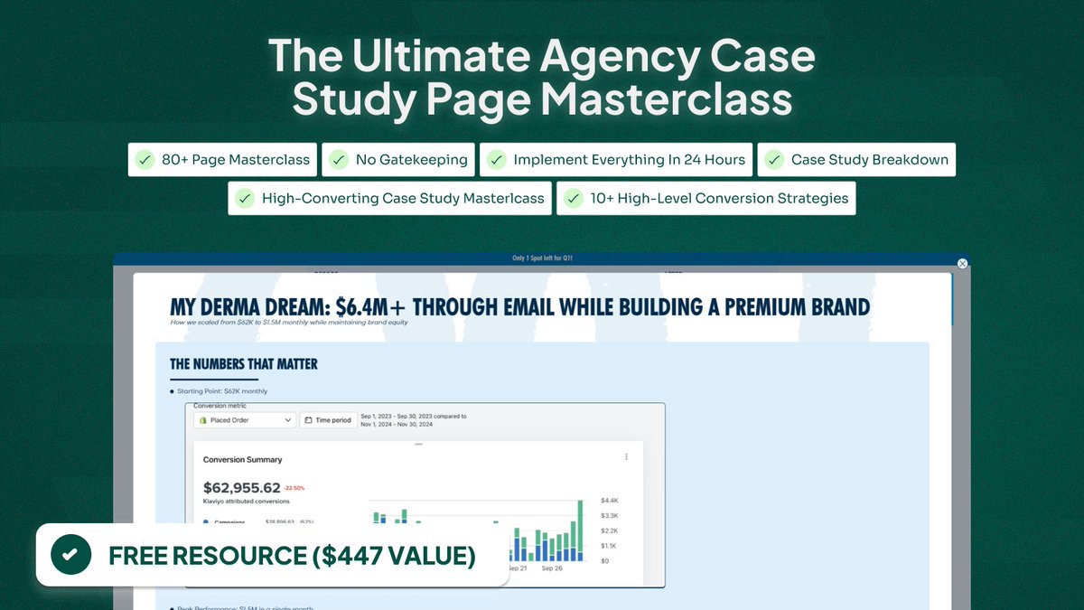 demeteralexx's tweet photo. Creating a case study page that PRINTS is not hard

IF you have the right formula. 

So if you have no idea how to make one that drives new customers, 

RT and comment ‘CONVERT’ so I can give you the exact roadmap. 

(Must be Following) https://t.co/ECPpusZMrs