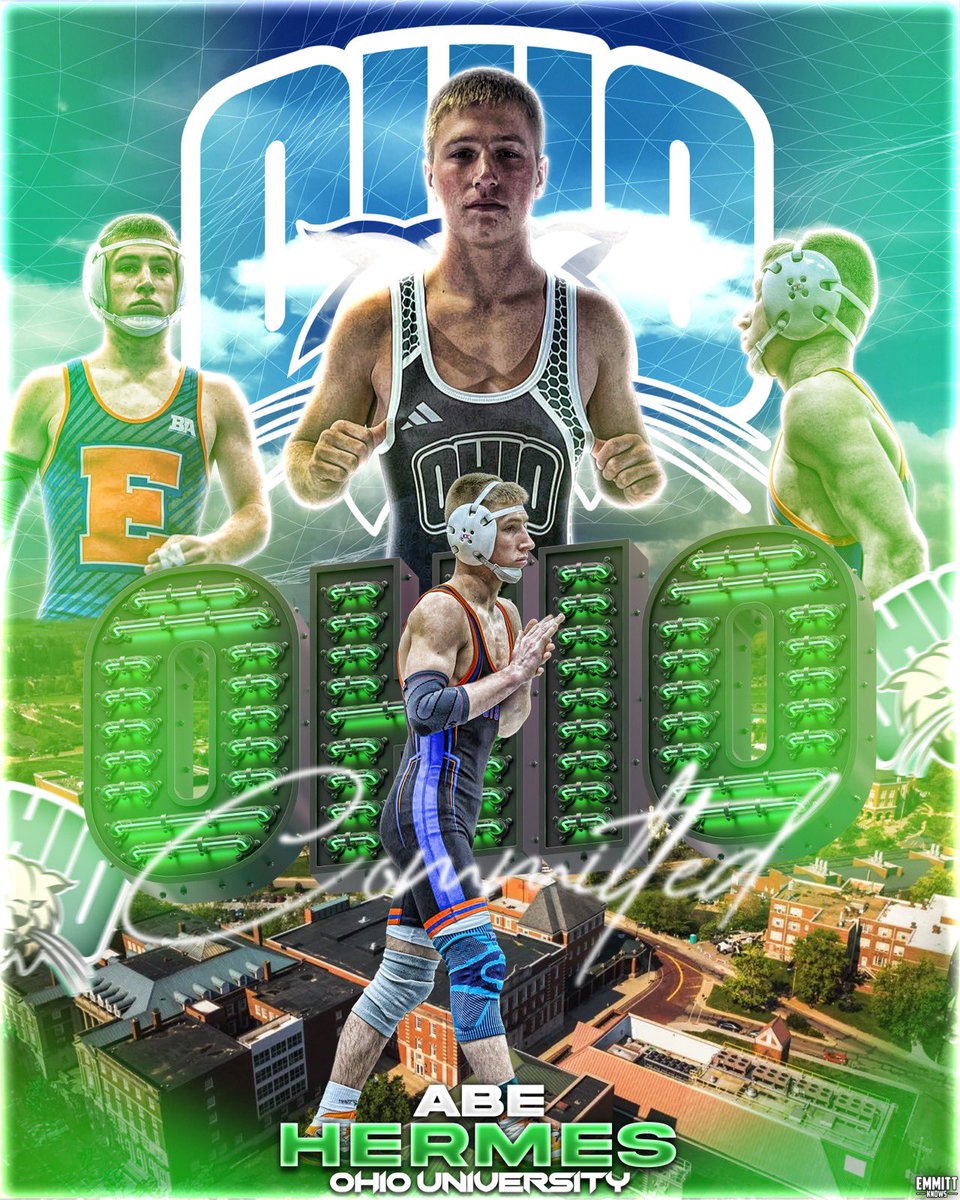 Congratulations to Abe Hermes on committing to Ohio University to further his academic and athletic career! Good luck Abe!