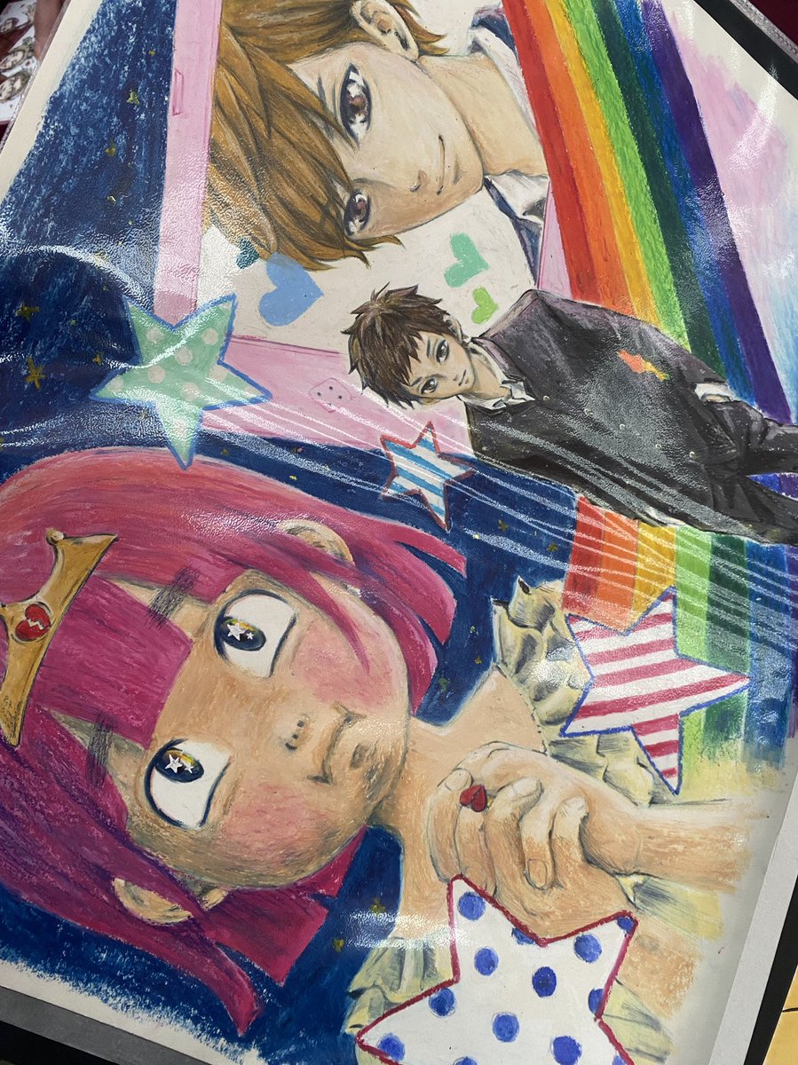 Les planches originales de Natsumi Aida sont installées pour être consultées tout au long de la séance de dédicaces ! Ne les ratez pas !! 🥹✨