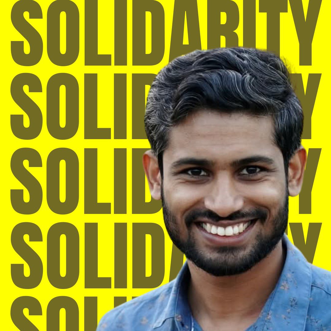 friends_ramadas's tweet photo. Stand in solidarity with Ramadas, a Dalit, PhD scholar from TISS Mumbai, as we uphold democratic rights and academic freedom. Follow us to stand in solidarity with him and defend the right to dissent. #StandWithRamadas https://t.co/azWbSOxUuz