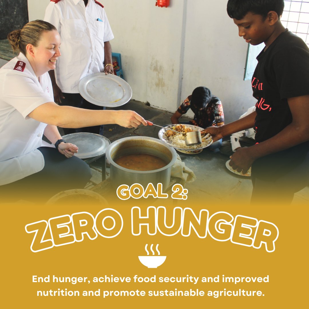 tsacalgary's tweet image. The Salvation Army combats hunger and ensures every child has access to nutritious meals and opportunities for a brighter future. 

bit.ly/sahopeforthewo… 

#SDG2 #ZeroHunger #SDGgoals