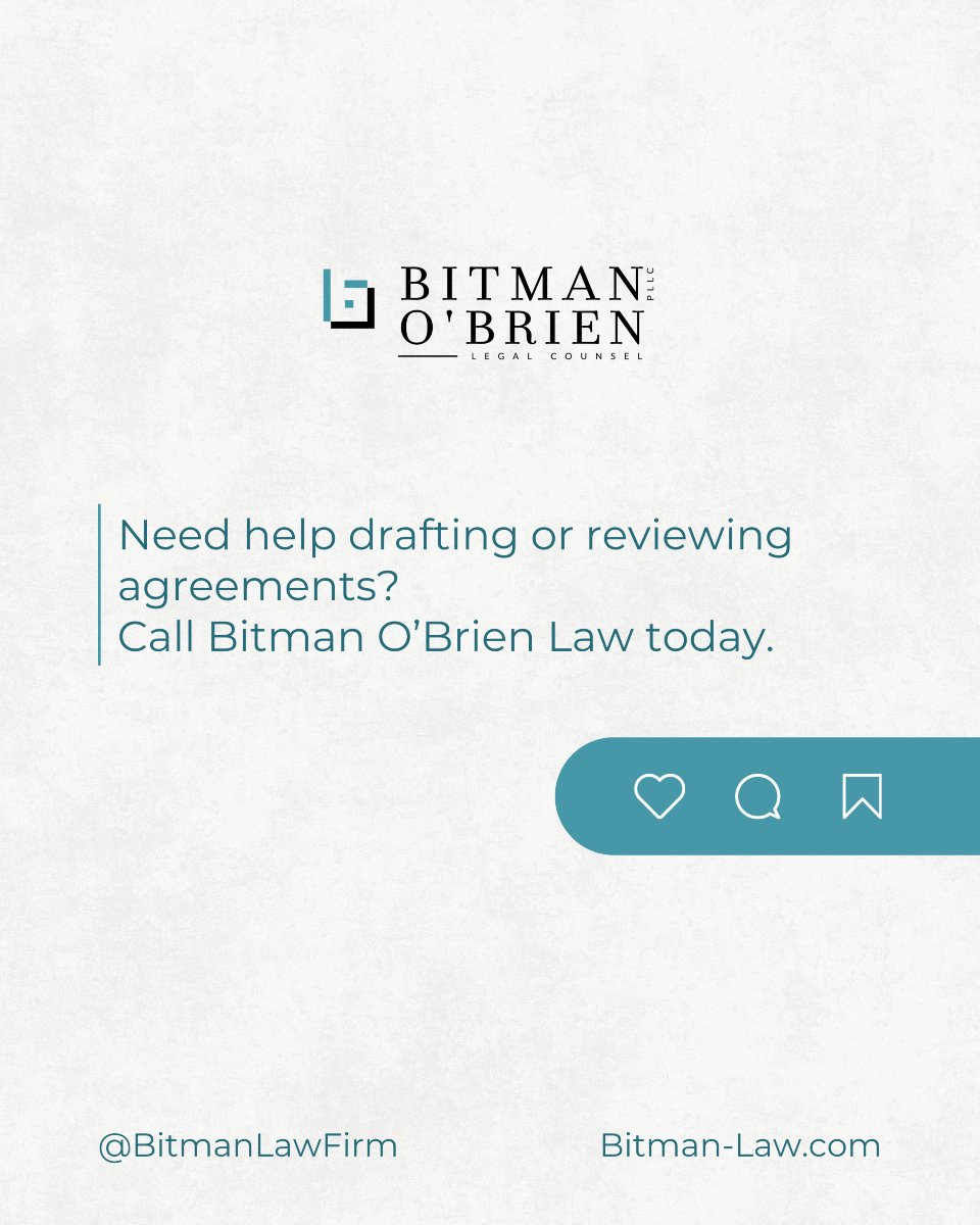 Bitmanlawfirm's tweet photo. 🤝 Hiring new employees? Don’t skip this crucial step—swipe to see why employment agreements matter.

#BusinessLaw #LegalProtection #BitmanOBrien #ContractAdvice #Lawyers https://t.co/tMEGZeChpg