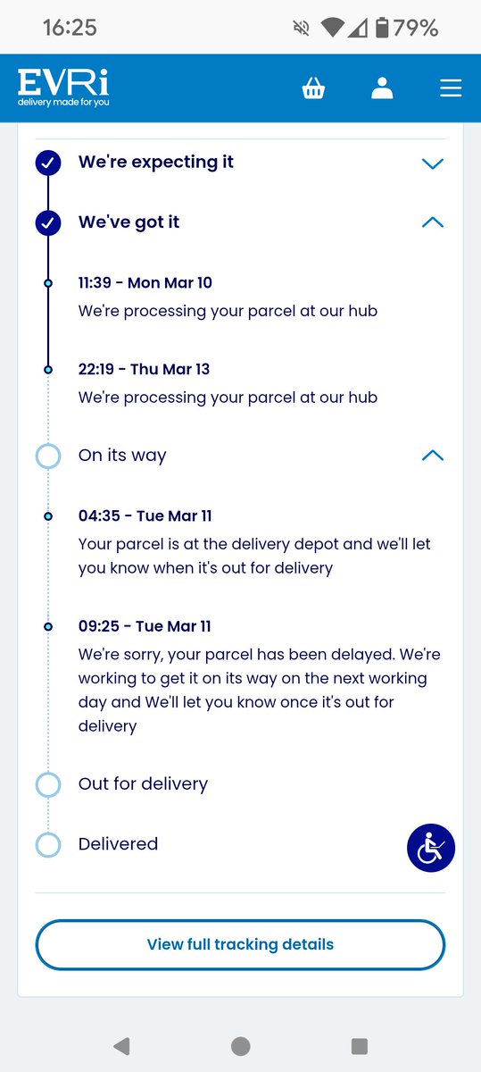 Some impressive back pedalling here <a href="/evrisupportline/">Evri Parcel Support</a>