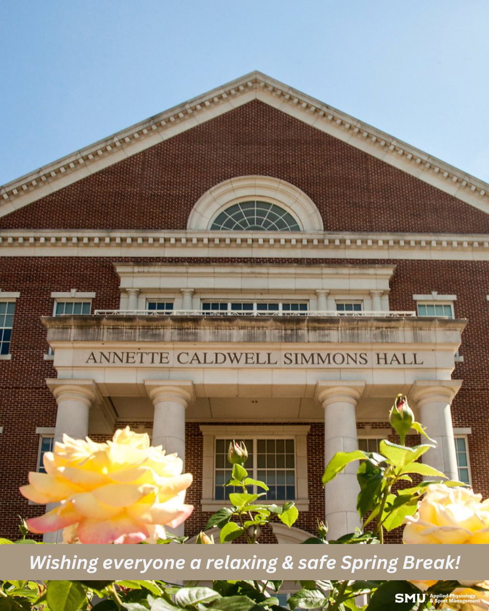 SMU_APSM's tweet photo. Wishing our students &amp; faculty a happy &amp; safe Spring Break! Enjoy time to relax and unwind—you've earned it! 
#SMU #SpringBreak https://t.co/xUZpb421se