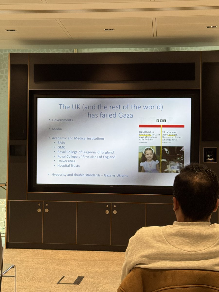 <a href="/leorbrown/">Leo Brown</a> <a href="/Augishealth/">AUGIS</a> <a href="/CookMedical/">Cook Medical</a> <a href="/bostonsci/">Boston Scientific</a> <a href="/its_whoweare/">It's Interventional</a> <a href="/pentaxmedicaluk/">PentaxMedicalUK</a> <a href="/nhsUHLG_RI/">NHS University Hospitals of Liverpool Group R&I</a> <a href="/PentaxMedical/">Pentax Medical</a> <a href="/DoctorBenChan/">Benjamin Chan</a> <a href="/amsmithleeds/">Andy Smith</a> <a href="/shabbarankine/">Phil Whelan</a> <a href="/PollySwann/">Polly Swann</a> Truly somber talk by <a href="/maynard_nick/">Nick Maynard</a> about his experience in Gaza