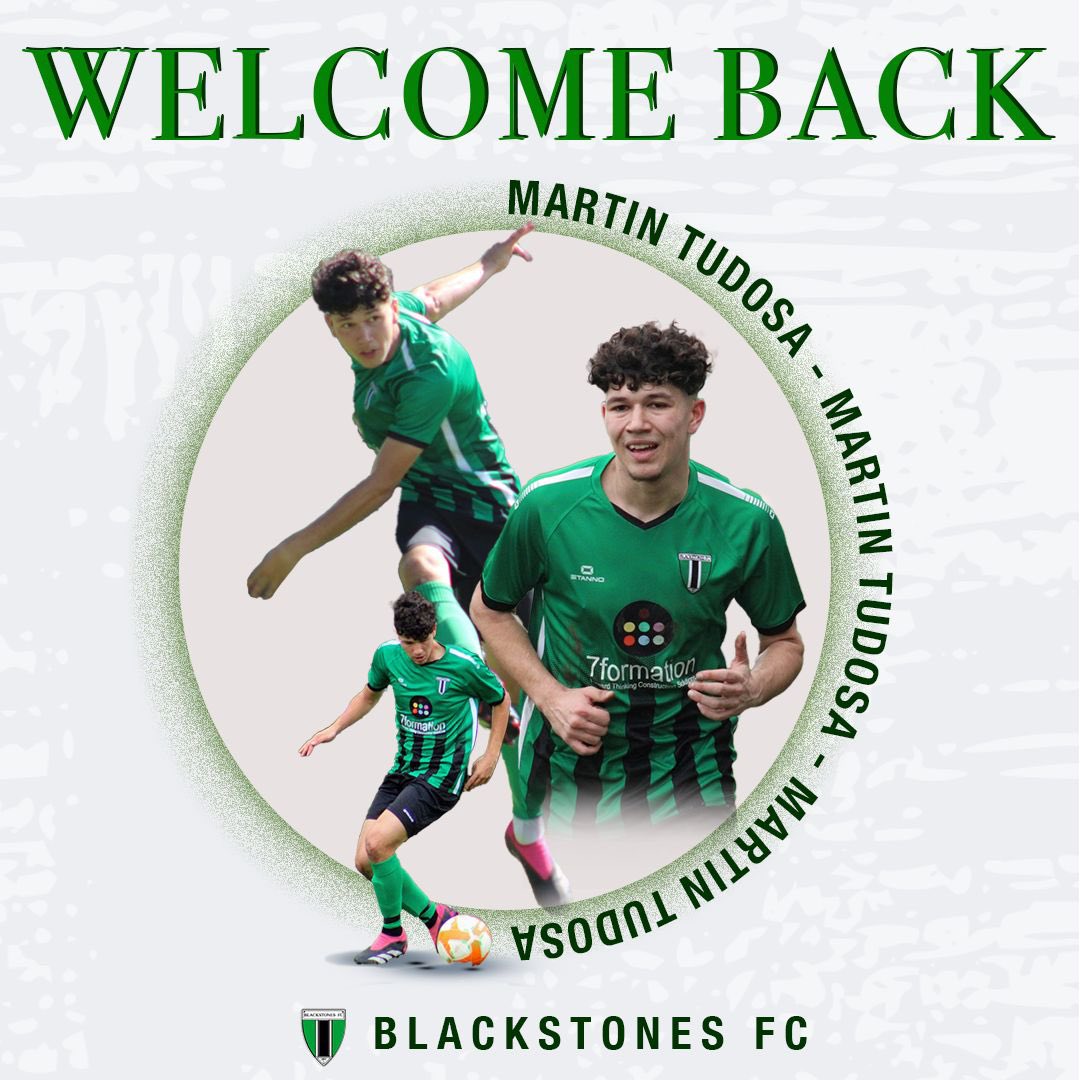 💚Some great news for the Stones 🖤

Last seasons Supporters Player of the Year returns to the club and goes straight into the squad for tomorrow’s game against Gedling. Thanks to <a href="/BourneTownFC/">Bourne Town FC</a> for helping get this through in time. #WelcomeTuds 🟢⚫️